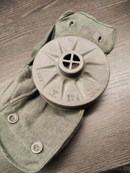 Náhradní filtr plynové masky s obalem, Wehrmacht
