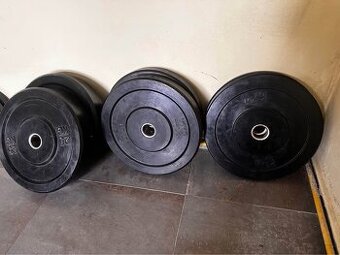 Prodám olympijské Bumper Plates 50 mm