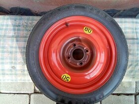 Rezervní dojezdové kolo,pneu  15"