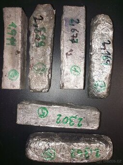 Olověné pruty – 13,95 kg (50 Kč/kg)