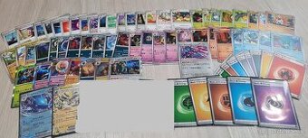 Pokémon karty Shrouded Fable kompletní základ + EX