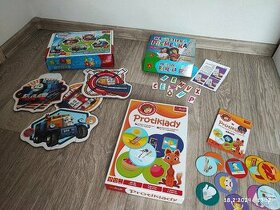 Magnetické písmenka, puzzle, hra