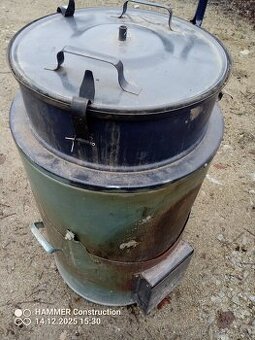 Výklopný smaltovaný pařák