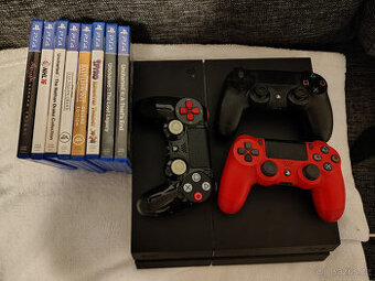 PS4 500gb + 3 ovladače