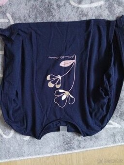 Tričko dlouhý rukáv květinka