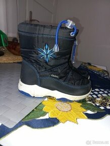 Dětské chlapecké zimní boty s kožíškem