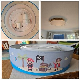 Stropní svetlo dětský motiv