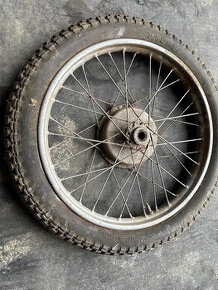 Predné kolo s plášťom 19-3,25 BARUM , perák 160mm