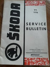 Servisní bulletin VII.1976, Š100, 100L,110 L, 110 LS, 110 R