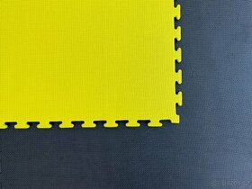Tatami Champion puzzle žluto - černá 105cm x 105cm x 2cm - 1