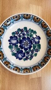 Dekorační malovaný talíř – fajáns 25 cm