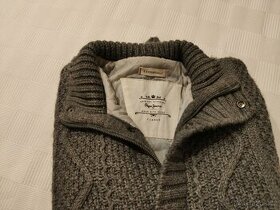 Šedý zimní svetr zn. Pepe Jeans Essentials - 1