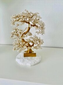 Stromeček štěstí křišťál A4 - cca 20 cm