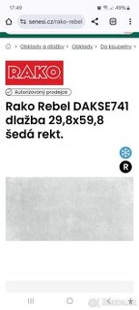 Dlažba RAKO REBEL