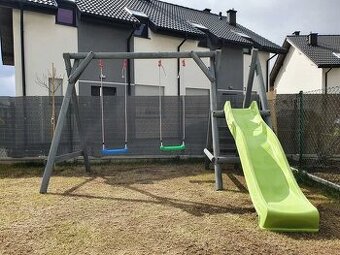 Dětské hřiště se skluzavkou, Houpačka se skluzavkou, NOVÉ