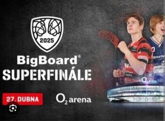 Superfinale florbalu 27.4 lístky za symbolickou cenu