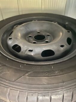 Plechové disky 14” 5x100 a letní pneu 185/60/R14