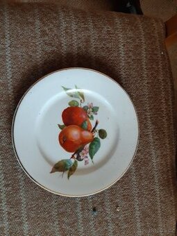 Stare porcelánové talirky - 1