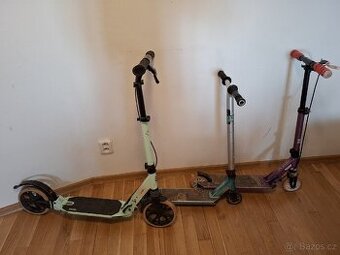 Koloběžky Oxelo set i jednotlivě