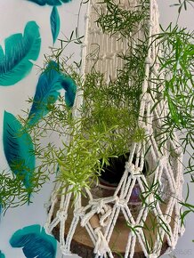 Macrame XXL na květinu s podstavcem - 1