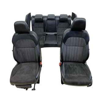 Sedačky černá kůže alcantara Škoda Superb 3 sedan r.v. 2018