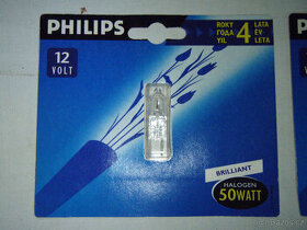 HALOGENOVÉ ŽÁROVKY PHILIPS - KAPSLE - GY 6.35 - 12 V - 50 W