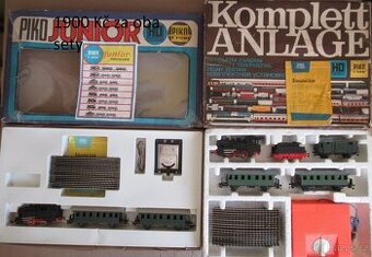 H0 - železnice vláčky , mašinky - 2 x Piko set