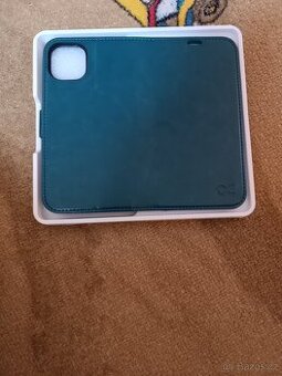 Nové kožené púzdro iphone 13 tmavo zelená