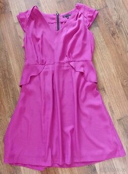 KRÁSNÉ RŮŽOVÉ ŠATY -MARKS&SPENCER - VEL.44========