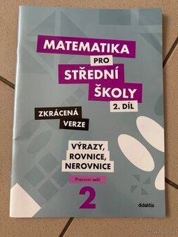 Matematika pro střední školy – 2. díl (Zkrácená verze)