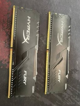 HyperX Fury 16GB (2×8GB) DDR4 2666MHz CL16