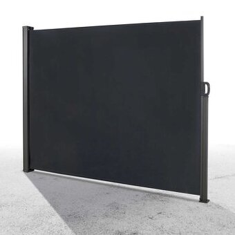 Boční markýza 300 x 160 cm tmavě šedá