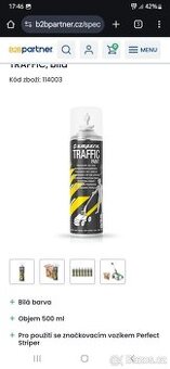 Značkovací sprej  bily