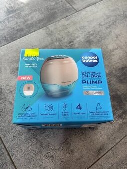 Elektrická odsávačka mateřského mléka Canpol Babies – hands-