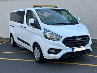 Ford transit custom 2,0Tdci,webasto.1.maj.čr,9míst, DPH,