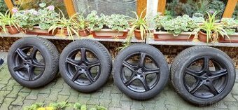 ALU kola 17" 5x120 + zimní pneu Continental