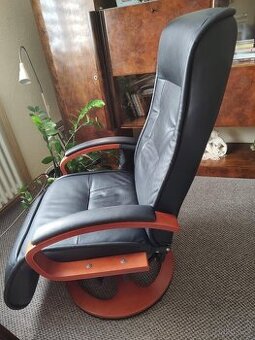 Masážní křeslo polohovací, s vyhříváním