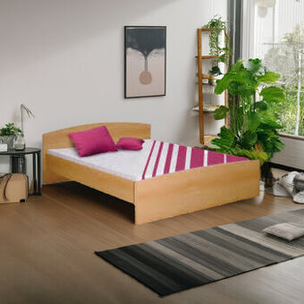 Manželská postel 180x200. Buk