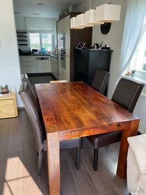 SLEVA KRÁSNÉ STABILNÍ JÍDELNÍ ŽIDLE KOŽENKA - 4 KUSY