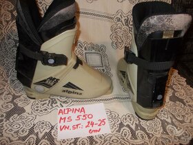 LYŽÁKY ALPINY + SNĚHULE+VYCHÁZK.BOTY  +ZDRAV. O       BUVAJ.