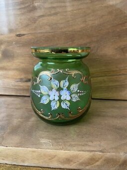 Starožitná vázička vysoký smalt