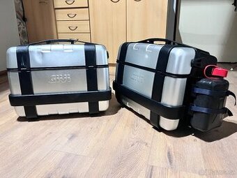 2x boční kufr GIVI TREKKER 46 litru + Kanystr