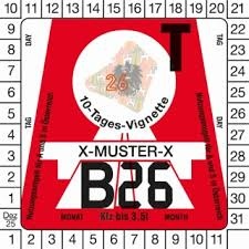 Rakouska dalniční známka