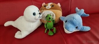 Plyšák - 4 plyšové hračky