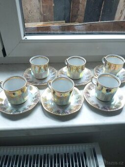 Porcelánová kávová sada MZ Altrohlau (6+6)