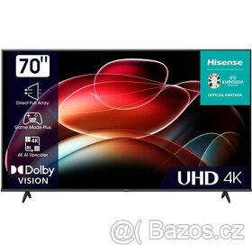 Hisense 70A6K, 70" 177 cm 4K Smart tv, Direct LED, Wi-Fi