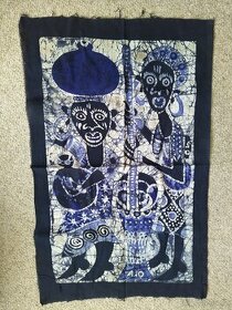 Textilní obrazy z Nigerie