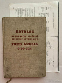 Ford Anglia katalog náhradních součástí 1960