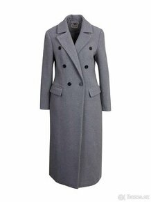 Šedý dámský kabát ORSAY (velikost 36, nenošený)