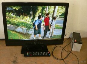 Malá 48cm LCD televize JGC na 12V, 19 palců, nemá DVBT2